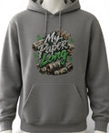 My Paper Long Custom Graphic Hoodie – Gray, XL